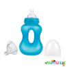 Biberon d'apprentissage easy grip - 240 ml - 6 mois + - Papouille