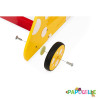 Chariot multi-activités chat en bois enfant (janod) - Papouille