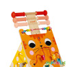 Chariot multi-activités chat en bois enfant (janod) - Papouille