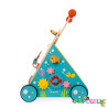 Chariot multi-activités chat en bois enfant (janod) - Papouille