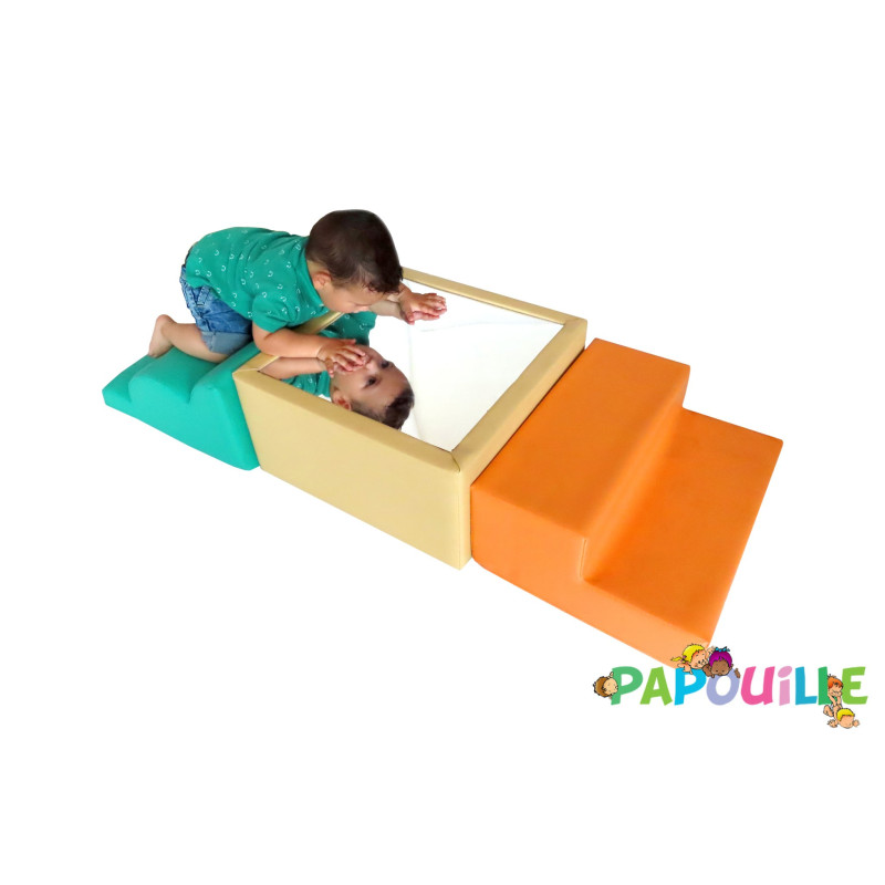Parcours en mousse avec miroir - Papouille