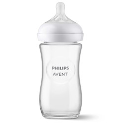 Biberon natural verre 240ml ( avent ) - Papouille