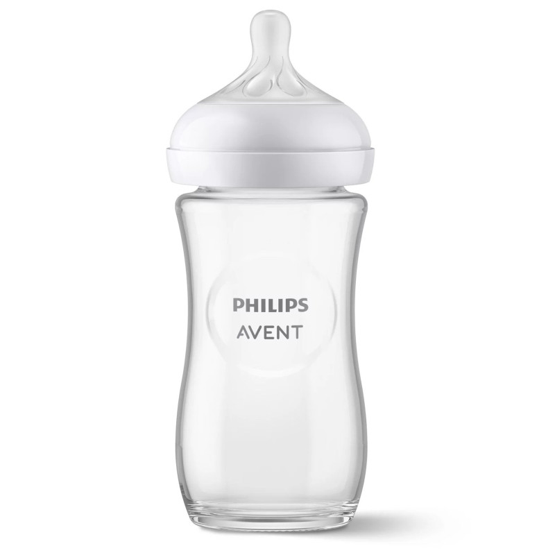 Biberon natural verre 240ml ( avent ) - Papouille