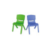 Chaise enfant monobloc t1 vert - Papouille