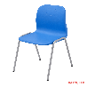 Chaise empilable clara t0 bleu - Papouille
