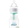 Biberon col large avent anti-colic - 260 ml avec valve airfr - Papouille