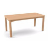 Table en bois 120 x 80 cm t3 vernis - Papouille