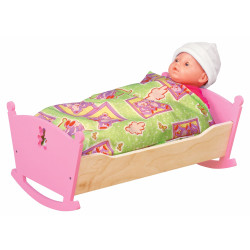 Berceau poupon en bois pour enfant - Papouille