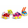 Lot de 4 mini véhicules - Papouille
