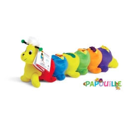 Peluche chenille de manipulation - Papouille