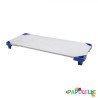 Drap housse plateau pour couchette poly-coton 131x58cm blanc