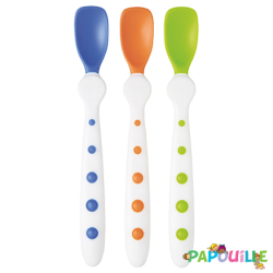 Lot de 3 cuillères ergonomique - hygiéniques