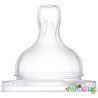 2 tétines bébé débit lent air flex 1 mois +