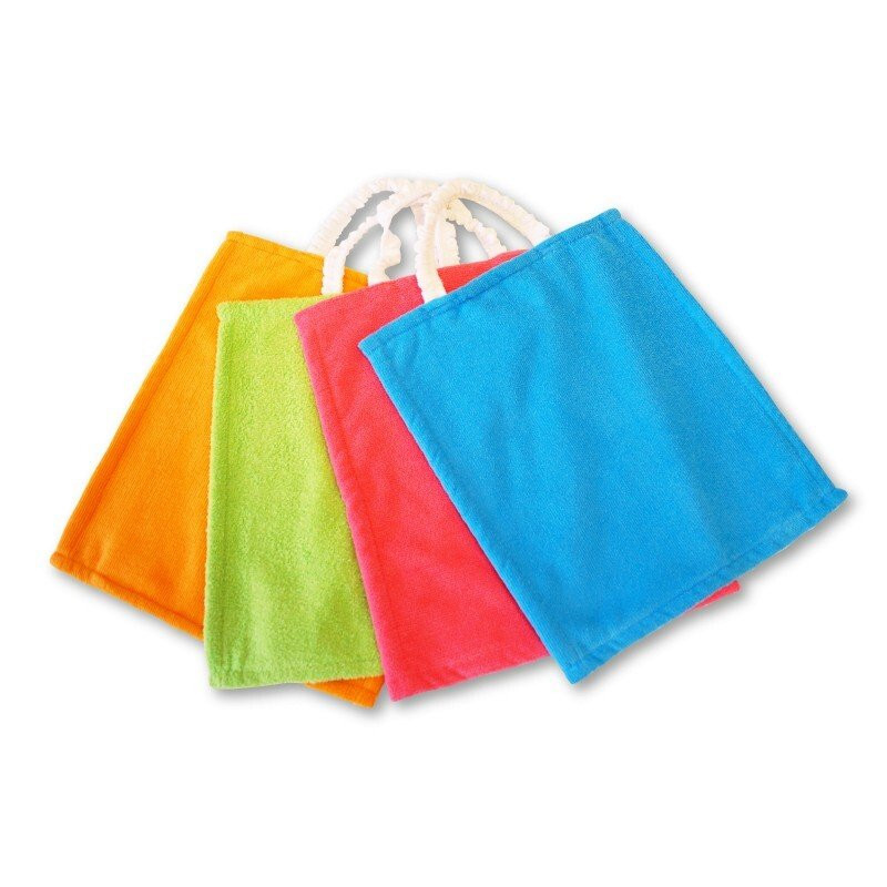Bavoir microfibre 35 x 45 vert / indestructible - Papouille