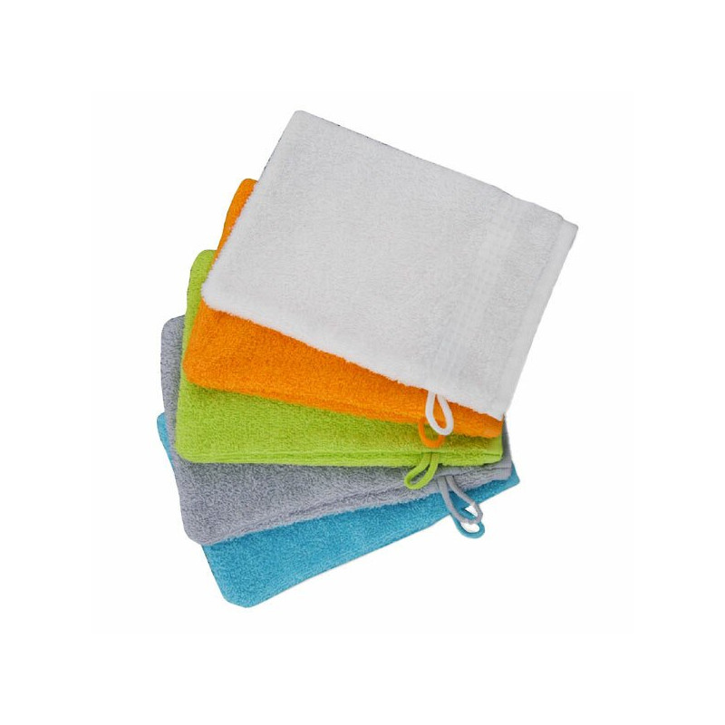 Gant de toilette éponge 20 x 15 cm 400 gr turquoise - Papouille