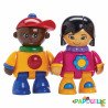 Figurines articulées les 4 copains d'école ( tolo )