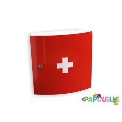 Armoire à pharmacie pour crèche et collectivités - vide