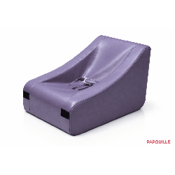 Transat sans armature en mousse pvc avec boudin parme