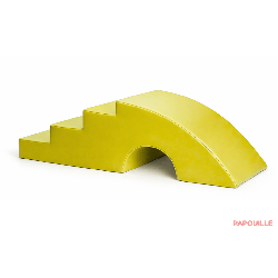 Module dôme à marches en mousse pvc h. 36 cm jaune