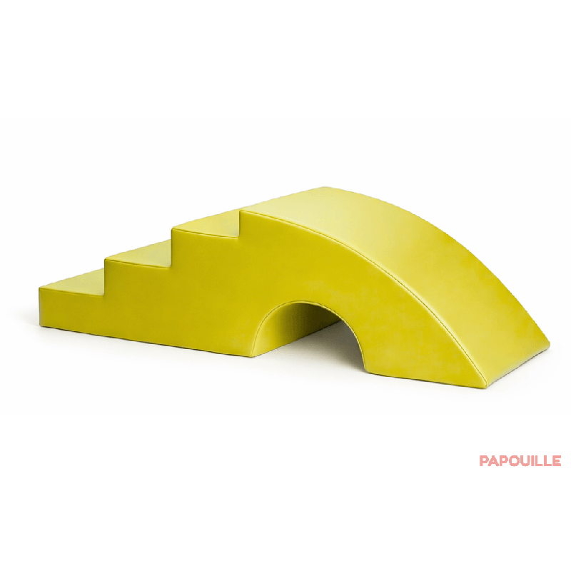 Module dôme à marches en mousse pvc h. 36 cm jaune