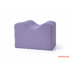 Module petite vague ondulé en mousse parme