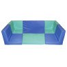 Tapis aire de jeux avec dossier en mousse 2 côtés