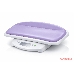 Coussin pèse bebe parme
