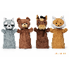 Les 4 marionnettes animaux