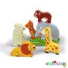 Puzzle 3d le zoo ( pour les enfants de 18 mois et plus )