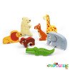 Puzzle 3d le zoo ( pour les enfants de 18 mois et plus )