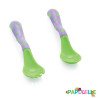 Lot de 1 fourchette - 1 cuillère d’apprentissage ergonomique