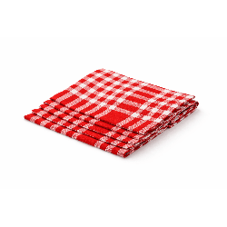 DE Serviette de table normande vichy 45 x 45 lot de 12