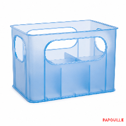 Casier porte ou range biberons bleu rd
