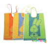 Lot de 6 bavoirs à lacets 30 x 40 cm coloris assortis lapin - Papouille