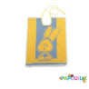 Lot de 6 bavoirs à lacets 30 x 40 cm coloris assortis lapin - Papouille
