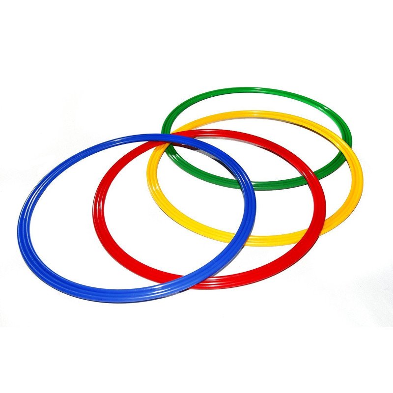 5 cerceaux plats pour enfant 40 cm