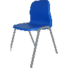 Chaise empilable clara t2 jaune - Papouille