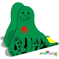 Toboggan jeu extérieur pour enfant poulpe