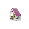 Maisonnette enfant extérieur en bois fixation courte
