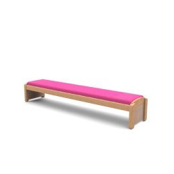Banc scolaire sans dossier naturel wkc tc