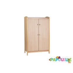 Armoire 2 portes naturel