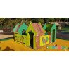 Aire de jeu extérieur labyrinthe pour enfant