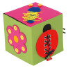 Cube de manipulation et d'apprentissage - Papouille