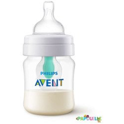 Biberon col large avent anti-colic - 125 ml avec valve airfree™