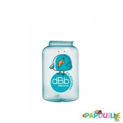 Biberon 120ml nu polypropylène turquoise