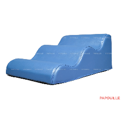 Module petite vague marée en mousse pvc h.23 bleu