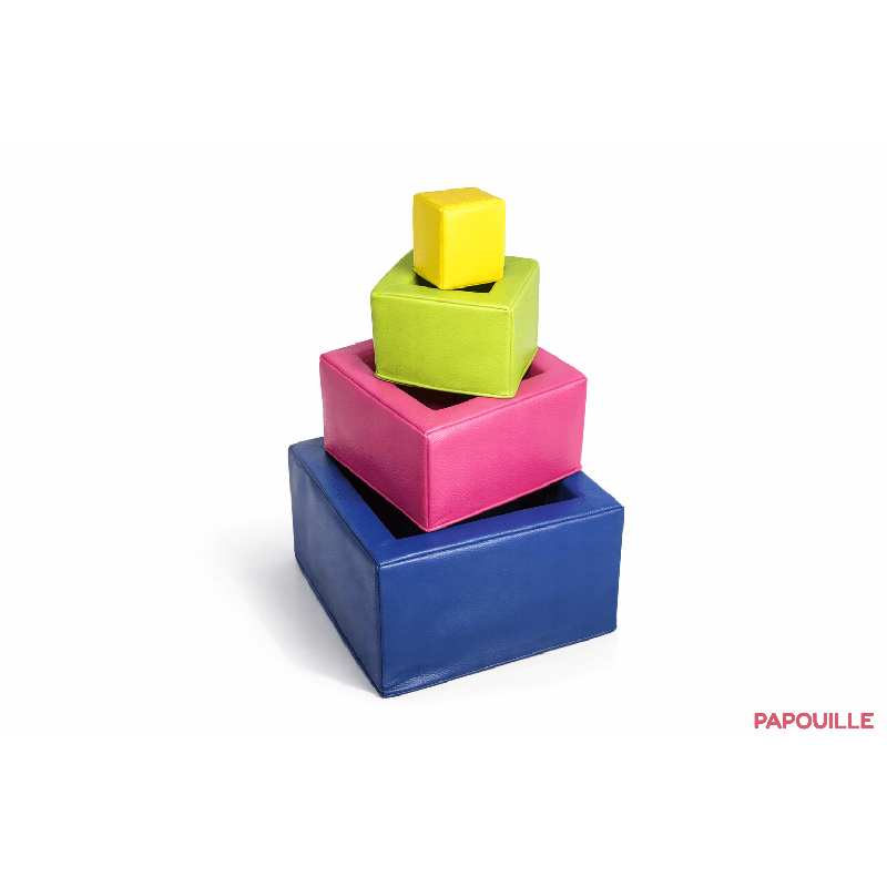 Module 4 cubes mousse en pvc