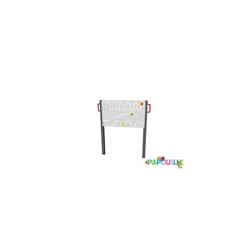 Panneau de manipulation zigzag
