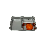 Plateau inox 3 compartiments enfant