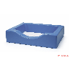 Couchette empilable en mousse pvc 50 x 100 cm bleu
